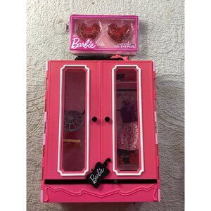 Barbie Closet Dream Dresser (Incomplete), and NIP Hot & Cold Heart Gel Eye Pads